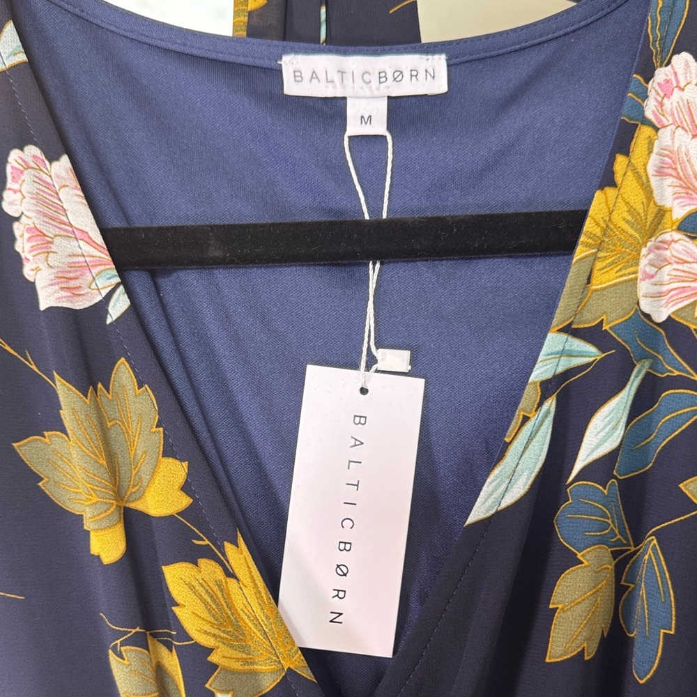 Baltic Born Navy Floral Maxi Dress - Picture 2 of 4